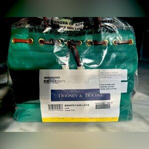 Dooney & Bourke Tassel Tote in Leaf Green